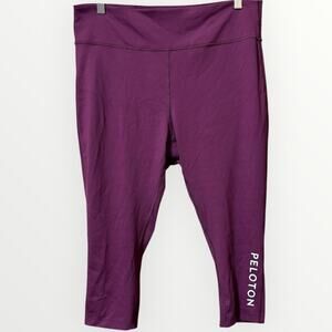 Peloton Purple Capri Leggings Size 2X